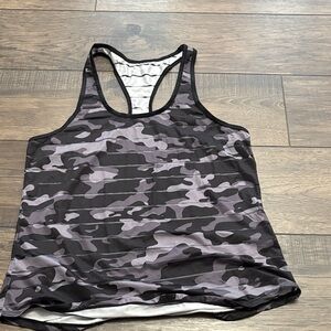 Stylish Camouflage Racerback Tank Top